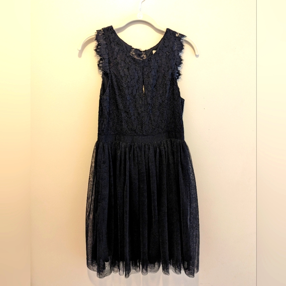 Francesca's black dress